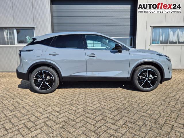 Nissan Qashqai 1.3 DIG-T MHEV 158 PS X-Tronic Tekna Voll-Leder Klimaautomatik PanoGlasdach Sitzheizung Lenkradheizung Navi Head-Up Display elektr. Heckklappe ACC PDC v+h 360&deg;Kamera DAB Bluetooth Touchscreen Apple CarPlay Android Auto 19"LM 