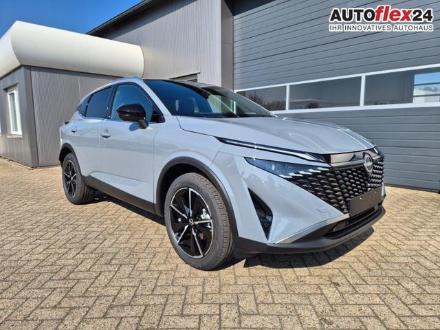 Nissan Qashqai 1.3 DIG-T MHEV 158 PS X-Tronic Tekna Voll-Leder Klimaautomatik PanoGlasdach Sitzheizung Lenkradheizung Navi Head-Up Display elektr. Heckklappe ACC PDC v+h 360&deg;Kamera DAB Bluetooth Touchscreen Apple CarPlay Android Auto 19"LM 