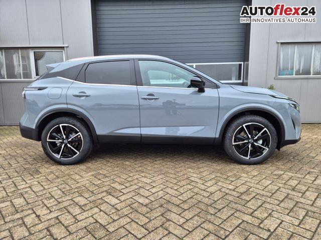 Nissan Qashqai 1.3 DIG-T MHEV 158 PS X-Tronic Tekna Voll-Leder Klimaautomatik PanoGlasdach Sitzheizung Lenkradheizung Navi Head-Up Display elektr. Heckklappe ACC PDC v+h 360&deg;Kamera DAB Bluetooth Touchscreen Apple CarPlay Android Auto 19"LM 