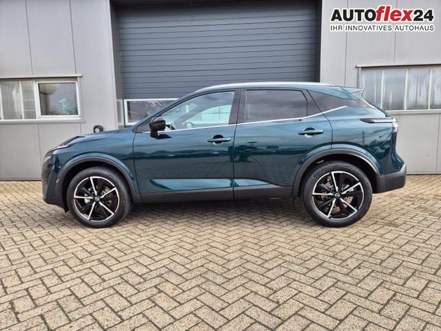 Vorlauffahrzeuge Nissan Qashqai - 1.3 DIG-T MHEV 158 PS X-Tronic Tekna Voll-Leder Klimaautomatik PanoGlasdach Sitzheizung Lenkradheizung Navi Head-Up Display elektr. Heckklappe ACC PDC v h 360&deg;Kamera DAB Bluetooth Touchscreen Apple CarPlay Android Auto 19"LM