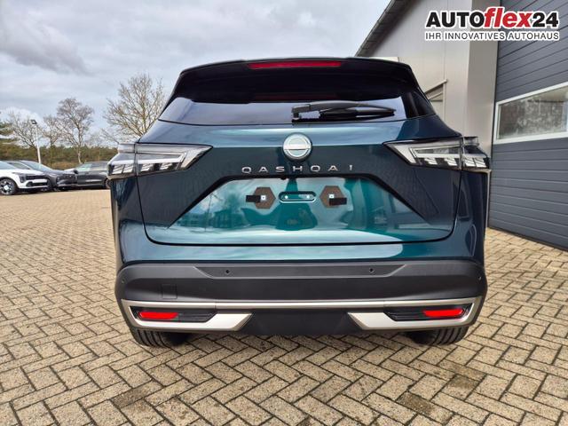 Nissan Qashqai 1.3 DIG-T MHEV 158 PS X-Tronic Tekna Voll-Leder Klimaautomatik PanoGlasdach Sitzheizung Lenkradheizung Navi Head-Up Display elektr. Heckklappe ACC PDC v+h 360&deg;Kamera DAB Bluetooth Touchscreen Apple CarPlay Android Auto 19"LM 