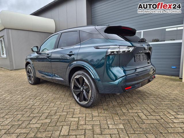 Nissan Qashqai 1.3 DIG-T MHEV 158 PS X-Tronic N-Design 20"Zoll Teil-Leder PanoGlasdach Klimaautomatik Sitzheizung Lenkradheizung Navi Head-Up Display elektr. Heckklappe ACC PDC v+h 360&deg;Kamera DAB Bluetooth Touchscreen Apple CarPlay Android Auto 