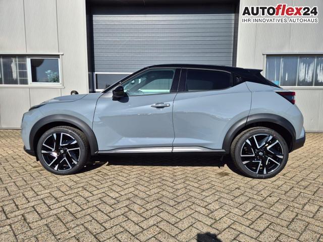 Nissan Juke 1.0 DIG-T 114PS N-Design Automatik Teil-Leder Klimaautomatik Sitzheizung Lenkradheizung PDC v+h R&uuml;ckf.Kamera Navi 19"LM Bluetooth Touchscreen Apple CarPlay Android Auto 