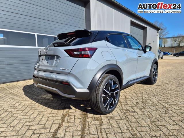 Nissan Juke 1.0 DIG-T 114PS N-Design Automatik Teil-Leder Klimaautomatik Sitzheizung Lenkradheizung PDC v+h R&uuml;ckf.Kamera Navi 19"LM Bluetooth Touchscreen Apple CarPlay Android Auto 