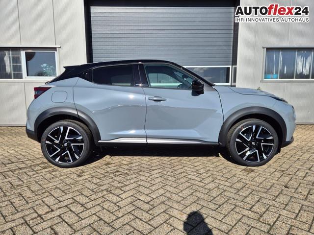 Nissan Juke 1.0 DIG-T 114PS N-Design Automatik Teil-Leder Klimaautomatik Sitzheizung Lenkradheizung PDC v+h R&uuml;ckf.Kamera Navi 19"LM Bluetooth Touchscreen Apple CarPlay Android Auto 