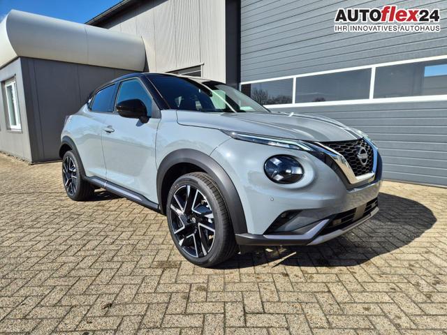 Nissan Juke 1.0 DIG-T 114PS N-Design Automatik Teil-Leder Klimaautomatik Sitzheizung Lenkradheizung PDC v+h R&uuml;ckf.Kamera Navi 19"LM Bluetooth Touchscreen Apple CarPlay Android Auto 