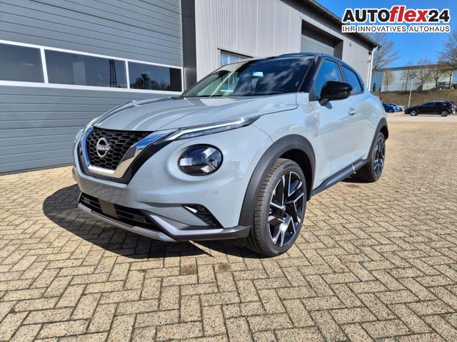Nissan Juke 1.0 DIG-T 114PS N-Design Automatik Teil-Leder Klimaautomatik Sitzheizung Lenkradheizung PDC v+h R&uuml;ckf.Kamera Navi 19"LM Bluetooth Touchscreen Apple CarPlay Android Auto 