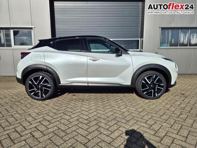 Nissan Juke 1.0 DIG-T 114PS N-Design Automatik Teil-Leder Klimaautomatik Sitzheizung Lenkradheizung PDC v+h R&uuml;ckf.Kamera Navi 19"LM Bluetooth Touchscreen Apple CarPlay Android Auto 