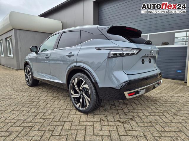 Vorlauffahrzeuge Nissan Qashqai - 1.3 DIG-T MHEV 158 PS X-Tronic Tekna Premium Paket 20"LM Teil-Leder PanoGlasdach Klimaautomatik Sitzheizung Lenkradheizung Navi Head-Up Display elektr. Heckklappe ACC PDC v h 360&deg;Kamera DAB Bluetooth Touchscreen Apple CarPlay Android Auto