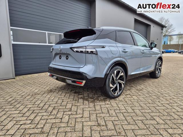 Nissan Qashqai 1.3 DIG-T MHEV 158 PS X-Tronic Tekna Premium Paket 20"LM Teil-Leder PanoGlasdach Klimaautomatik Sitzheizung Lenkradheizung Navi Head-Up Display elektr. Heckklappe ACC PDC v+h 360&deg;Kamera DAB Bluetooth Touchscreen Apple CarPlay Android Auto 