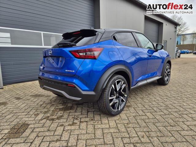 Nissan Juke 1.0 DIG-T 114PS N-Design Automatik Teil-Leder Klimaautomatik Sitzheizung Lenkradheizung PDC v+h R&uuml;ckf.Kamera Navi 19"LM Bluetooth Touchscreen Apple CarPlay Android Auto 