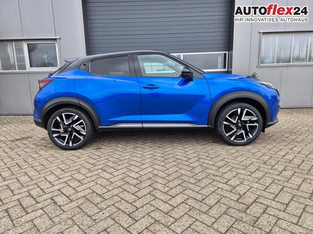 Nissan Juke 1.0 DIG-T 114PS N-Design Automatik Teil-Leder Klimaautomatik Sitzheizung Lenkradheizung PDC v+h R&uuml;ckf.Kamera Navi 19"LM Bluetooth Touchscreen Apple CarPlay Android Auto 
