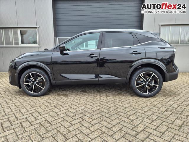 Vorlauffahrzeuge Nissan Qashqai - 1.3 DIG-T MHEV 158 PS X-Tronic Tekna Voll-Leder Klimaautomatik PanoGlasdach Sitzheizung Lenkradheizung Navi Head-Up Display elektr. Heckklappe ACC PDC v h 360&deg;Kamera DAB Bluetooth Touchscreen Apple CarPlay Android Auto 19"LM