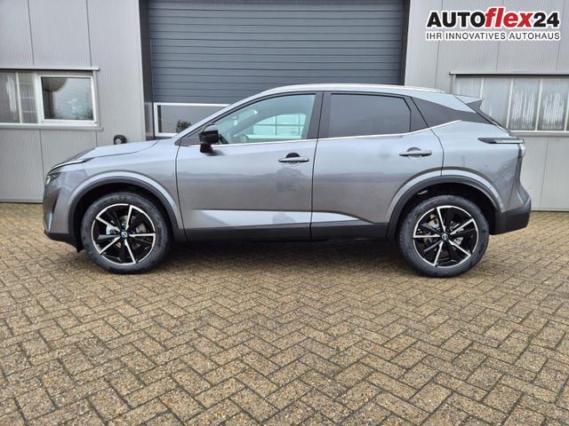 Vorlauffahrzeuge Nissan Qashqai - 1.3 DIG-T MHEV 158 PS X-Tronic Tekna Voll-Leder Klimaautomatik PanoGlasdach Sitzheizung Lenkradheizung Navi Head-Up Display elektr. Heckklappe ACC PDC v h 360&deg;Kamera DAB Bluetooth Touchscreen Apple CarPlay Android Auto 19"LM