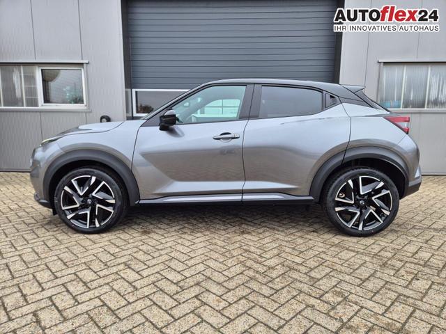 Vorlauffahrzeuge Nissan Juke - 1.0 DIG-T 114PS N-Design Automatik Teil-Leder Klimaautomatik Sitzheizung Lenkradheizung PDC v h R&uuml;ckf.Kamera Navi 19"LM Bluetooth Touchscreen Apple CarPlay Android Auto
