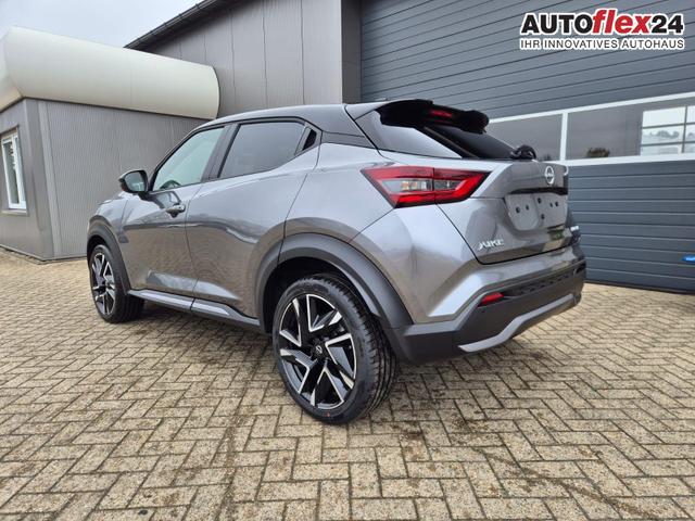 Nissan Juke 1.0 DIG-T 114PS N-Design Automatik Teil-Leder Klimaautomatik Sitzheizung Lenkradheizung PDC v+h R&uuml;ckf.Kamera Navi 19"LM Bluetooth Touchscreen Apple CarPlay Android Auto 