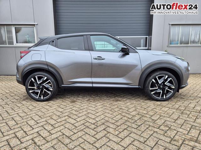 Nissan Juke 1.0 DIG-T 114PS N-Design Automatik Teil-Leder Klimaautomatik Sitzheizung Lenkradheizung PDC v+h R&uuml;ckf.Kamera Navi 19"LM Bluetooth Touchscreen Apple CarPlay Android Auto 