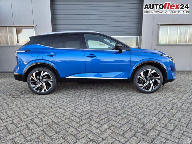 Nissan Qashqai 1.3 DIG-T MHEV 158 PS X-Tronic Tekna Premium Paket 20"LM Teil-Leder PanoGlasdach Klimaautomatik Sitzheizung Lenkradheizung Navi Head-Up Display elektr. Heckklappe ACC PDC v+h 360&deg;Kamera DAB Bluetooth Touchscreen Apple CarPlay Android Auto 