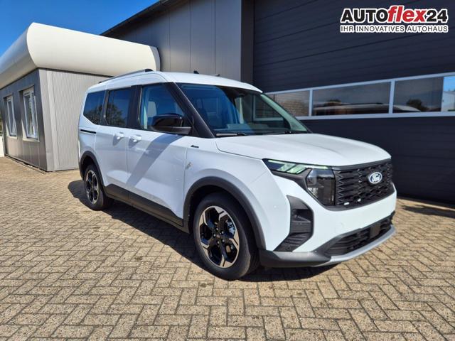 Ford Tourneo Courier 1.0 EcoBoost 125PS Active Teil-Leder Sitzheizung Lenkradheizung Klimaautomatik PDC v+h R&uuml;ckf.-Kamera ACC TWA Frontscheibe beheizb. Ford-Navi SYNC4 Apple CarPlay + Android Auto 