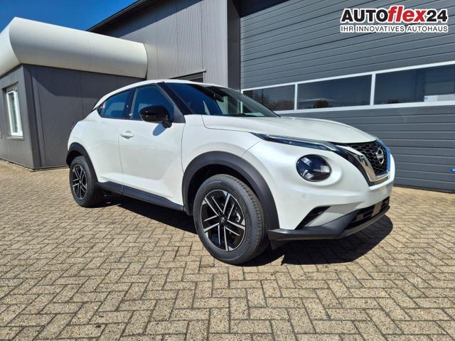 Nissan Juke 1.0 DIG-T 114PS N-Connecta Teil-Leder Klimaautomatik PDC v+h R&uuml;ckf.Kamera Bluetooth Touchscreen Apple CarPlay Android Auto 17"LM 
