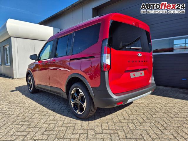 Ford Tourneo Courier 1.0 EcoBoost 125PS Active Teil-Leder Sitzheizung Lenkradheizung Klimaautomatik PDC v+h R&uuml;ckf.-Kamera ACC TWA Frontscheibe beheizb. Ford-Navi SYNC4 Apple CarPlay + Android Auto 