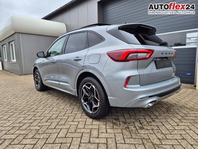Vorlauffahrzeuge Ford Kuga - ST-Line X 243PS PHEV Automatik Matrix-LED schwenkb. AHK elektr. PanoDach Sitzheizung v h Lenkradheizung Frontscheibe beheizb. Navi SYNC4 Apple CarPlay Android Auto Touchscreen PDC 4xKamera 2xKeyless B O Sound 19"LM vollelektr. Reichweite 65KM