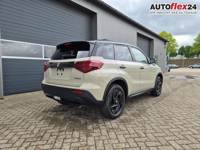 Suzuki Vitara Comfort+ 110PS Automatik MHEV 4x4 ALLGRIP 1.4 Boosterjet Black Edition Panodach Teilleder Navi Klimaautomatik Sitzheizung ACC PDC v+h R&uuml;ckf.Kamera Suzuki-Radio Apple CarPlay Android Auto Touchscreen 2xKeyless 17-LM 