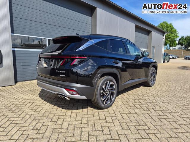 Hyundai TUCSON Trend 1.6 T-GDI 288PS Automatik PHEV Krell-Sound Teill-Leder elektr. Heckklappe ACC Klimaautomatik Sitzheizung Lenkrandheizung Navi PDC v+h R&uuml;ckf.Kamera Apple CarPlay + Android Auto 2xKeyless 19-LM vollelektr. Reichweite 68KM 