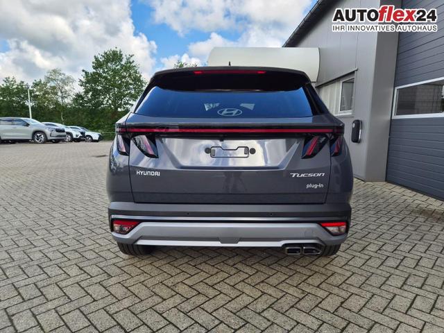 Vorlauffahrzeuge Hyundai TUCSON - Trend 1.6 T-GDI 288PS Automatik PHEV Krell-Sound Teill-Leder elektr. Heckklappe ACC Klimaautomatik Sitzheizung Lenkrandheizung Navi PDC v h R&uuml;ckf.Kamera Apple CarPlay   Android Auto 2xKeyless 19-LM vollelektr. Reichweite 68KM