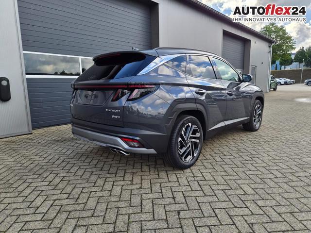 Hyundai TUCSON Trend 1.6 T-GDI 288PS Automatik PHEV Krell-Sound Teill-Leder elektr. Heckklappe ACC Klimaautomatik Sitzheizung Lenkrandheizung Navi PDC v+h R&uuml;ckf.Kamera Apple CarPlay + Android Auto 2xKeyless 19-LM vollelektr. Reichweite 68KM 