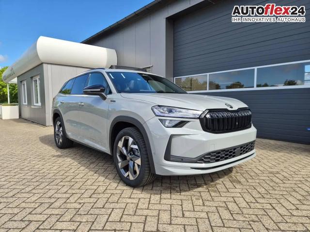 Skoda Kodiaq Sportline 1.5 TSI 204PS PHEV DSG schwenkb. AHK elektr. PanoDach HUD Alcantara PDC v+h 360&deg;Kamera CANTON Sound Klimaautomatik Sitzheizung Lenkradheizung Navi Apple CarPlay Android Auto 2xKeyless 19"LM vollelektr. Reichweite 116KM 