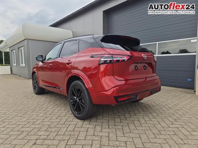 Nissan Qashqai 1.3 DIG-T MHEV 158 PS X-Tronic N-Design Head-Up Display Teil-Leder Klimaautomatik Sitzheizung Lenkradheizung Navi elektr. Heckklappe ACC PDC v+h 360&deg;Kamera DAB Bluetooth Touchscreen Apple CarPlay Android Auto 19"Zoll 