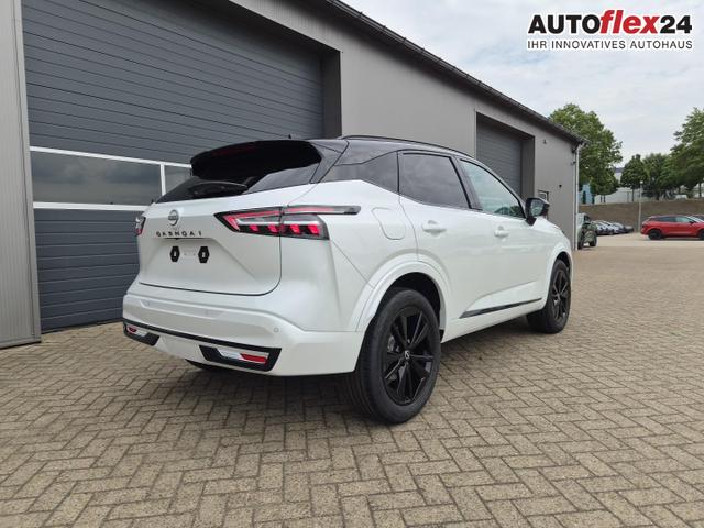 Nissan Qashqai 1.3 DIG-T MHEV 158 PS X-Tronic N-Design Head-Up Display Teil-Leder Klimaautomatik Sitzheizung Lenkradheizung Navi elektr. Heckklappe ACC PDC v+h 360&deg;Kamera DAB Bluetooth Touchscreen Apple CarPlay Android Auto 19"Zoll 