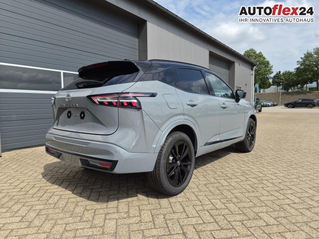 Nissan Qashqai 1.3 DIG-T MHEV 158 PS X-Tronic N-Design PanoDach Teil-Leder Klimaautomatik Sitzheizung Lenkradheizung Navi ACC PDC v+h 360&deg;Kamera DAB Bluetooth Touchscreen Apple CarPlay Android Auto 19"Zoll 