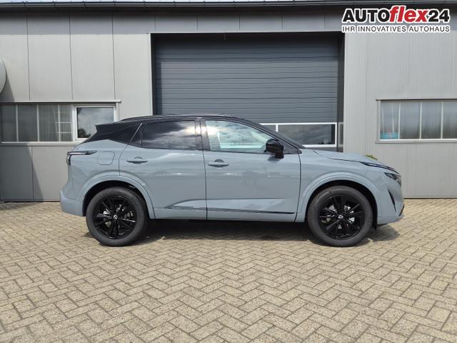 Nissan Qashqai 1.3 DIG-T MHEV 158 PS X-Tronic N-Design PanoDach Teil-Leder Klimaautomatik Sitzheizung Lenkradheizung Navi ACC PDC v+h 360&deg;Kamera DAB Bluetooth Touchscreen Apple CarPlay Android Auto 19"Zoll 