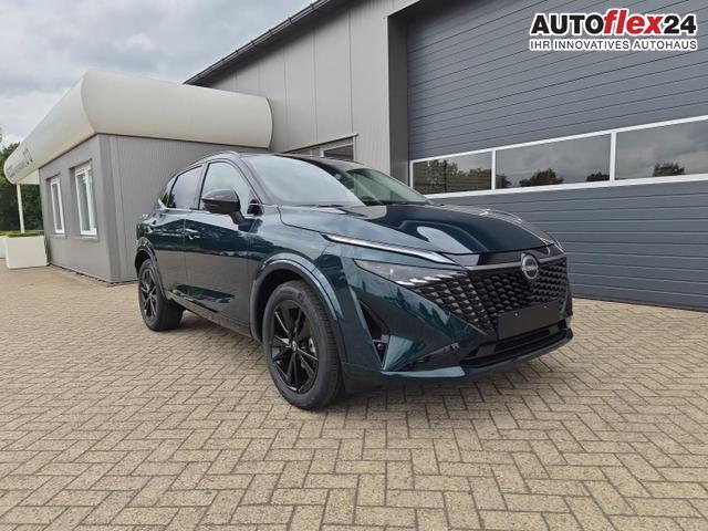 Nissan Qashqai 1.3 DIG-T MHEV 158 PS X-Tronic N-Design PanoDach Teil-Leder Klimaautomatik Sitzheizung Lenkradheizung Navi ACC PDC v+h 360&deg;Kamera DAB Bluetooth Touchscreen Apple CarPlay Android Auto 19"Zoll 