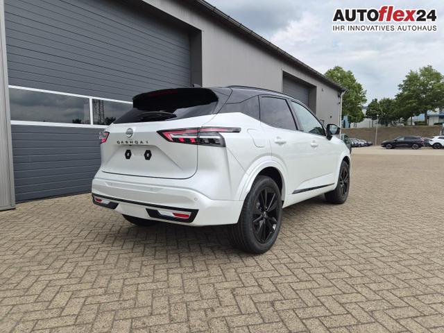 Nissan Qashqai 1.3 DIG-T MHEV 158 PS X-Tronic N-Design PanoDach Teil-Leder Klimaautomatik Sitzheizung Lenkradheizung Navi ACC PDC v+h 360&deg;Kamera DAB Bluetooth Touchscreen Apple CarPlay Android Auto 19"Zoll 