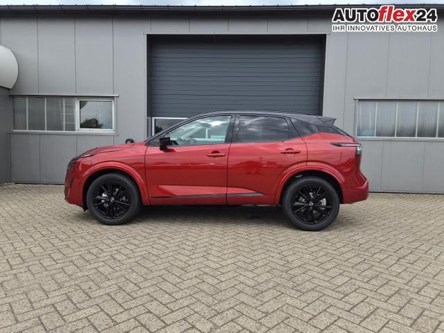 Vorlauffahrzeuge Nissan Qashqai - 1.3 DIG-T MHEV 158 PS X-Tronic N-Design PanoDach Teil-Leder Klimaautomatik Sitzheizung Lenkradheizung Navi ACC PDC v h 360&deg;Kamera DAB Bluetooth Touchscreen Apple CarPlay Android Auto 19"Zoll