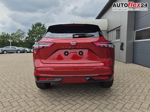 Nissan Qashqai 1.3 DIG-T MHEV 158 PS X-Tronic N-Design PanoDach Teil-Leder Klimaautomatik Sitzheizung Lenkradheizung Navi ACC PDC v+h 360&deg;Kamera DAB Bluetooth Touchscreen Apple CarPlay Android Auto 19"Zoll 