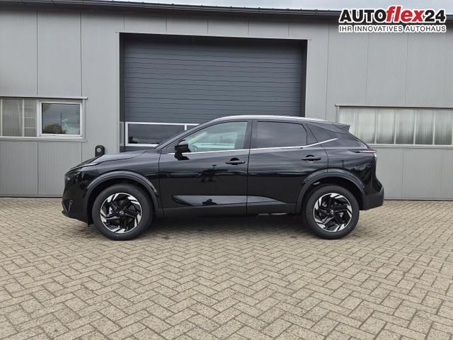 Vorlauffahrzeuge Nissan Qashqai - 1.3 DIG-T MHEV 158 PS X-Tronic N-Connecta Teil-Leder PanoGlasdach Klimaautomatik Sitzheizung Lenkradheizung Navi ACC PDC v h 360&deg;Kamera DAB Bluetooth Touchscreen Apple CarPlay Android Auto 18"LM