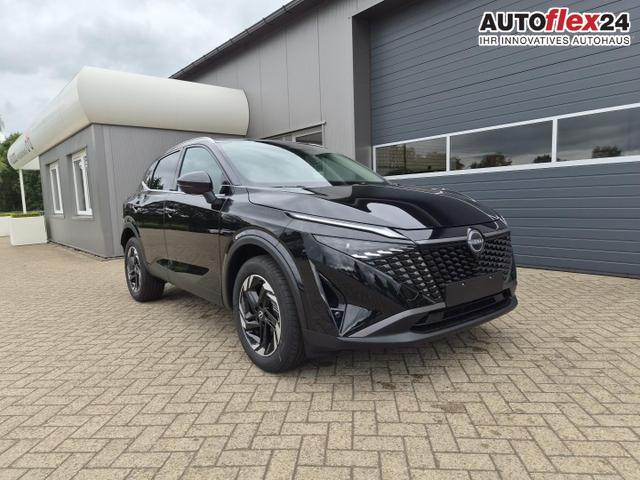 Nissan Qashqai 1.3 DIG-T MHEV 158 PS X-Tronic N-Connecta Teil-Leder PanoGlasdach Klimaautomatik Sitzheizung Lenkradheizung Navi ACC PDC v+h 360&deg;Kamera DAB Bluetooth Touchscreen Apple CarPlay Android Auto 18"LM 