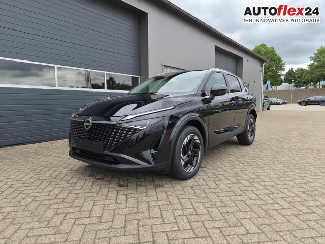 Nissan Qashqai 1.3 DIG-T MHEV 158 PS X-Tronic N-Connecta Teil-Leder PanoGlasdach Klimaautomatik Sitzheizung Lenkradheizung Navi ACC PDC v+h 360&deg;Kamera DAB Bluetooth Touchscreen Apple CarPlay Android Auto 18"LM 