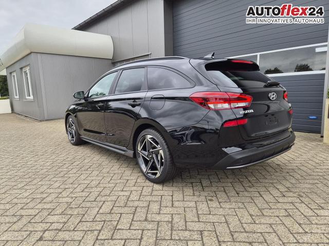 Hyundai i30 Kombi 1.6 T-GDI 150PS Automatik N-Line Sitzheizung Lenkradheizung Klimaautomatik Navi 10,3"-Touchscreen Bluelink Apple CarPlay + Android Auto PDC v+h R&uuml;ckf.Kamera 18-LM 