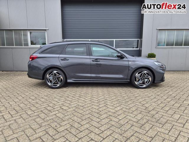 Hyundai i30 Kombi 1.6 T-GDI 150PS Automatik N-Line Sitzheizung Lenkradheizung Klimaautomatik Navi 10,3"-Touchscreen Bluelink Apple CarPlay + Android Auto PDC v+h R&uuml;ckf.Kamera 18-LM 