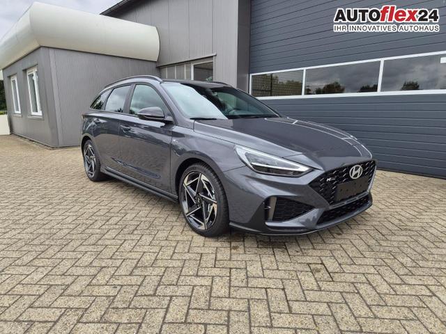 Hyundai i30 Kombi 1.6 T-GDI 150PS Automatik N-Line Sitzheizung Lenkradheizung Klimaautomatik Navi 10,3"-Touchscreen Bluelink Apple CarPlay + Android Auto PDC v+h R&uuml;ckf.Kamera 18-LM 