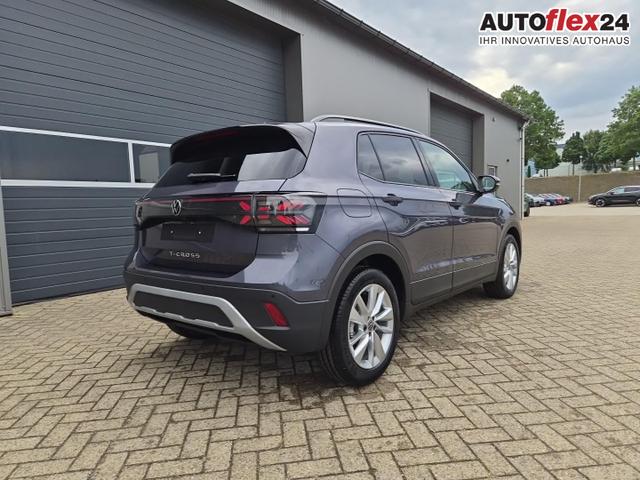 Volkswagen T-Cross 1.0 TSI 116PS DSG Life AHK (abnehmbar) IQ.LIGHT-LED-Matrix Sitzheizung R&uuml;ckf.Kamera Klimaautomatik Abstandstempomat Apple CarPlay Android Auto 