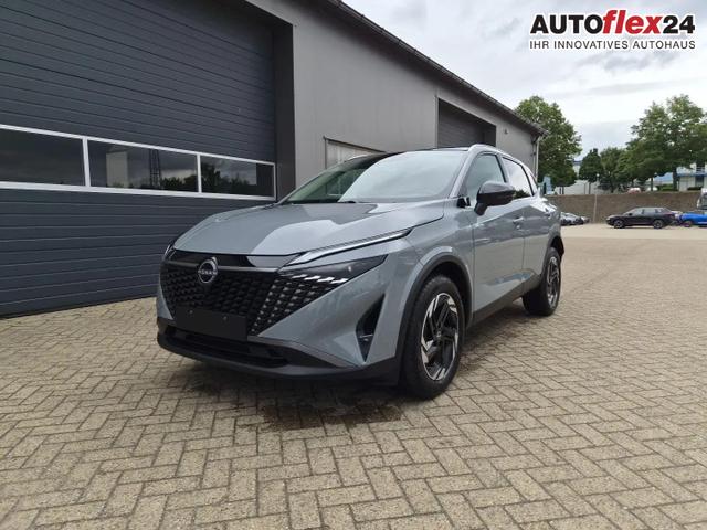 Nissan Qashqai 1.3 DIG-T MHEV 158 PS X-Tronic N-Connecta Teil-Leder PanoGlasdach Klimaautomatik Sitzheizung Lenkradheizung Navi ACC PDC v+h 360&deg;Kamera DAB Bluetooth Touchscreen Apple CarPlay Android Auto 18"LM 