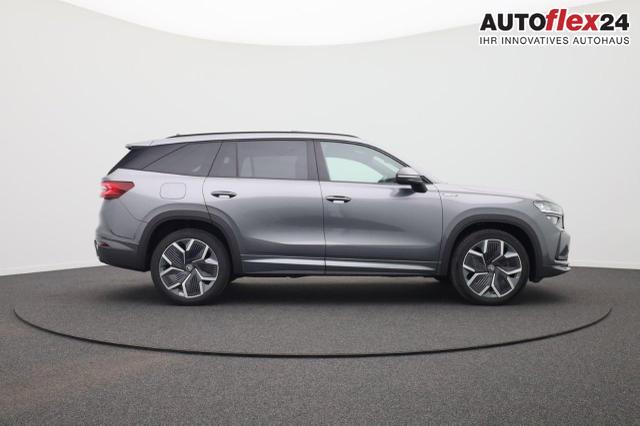 Skoda Kodiaq Sportline 1.5 TSI 204PS PHEV DSG Sitzheizung v+h Frontscheibe beheizb. 20"LM schwenkb. AHK elektr. PanoDach Alcantara PDC R&uuml;ckf.Kamera Klimaautomatik Lenkradheizung Navi Apple CarPlay Android Auto 2xKeyless vollelektr. Reichweite 116KM 