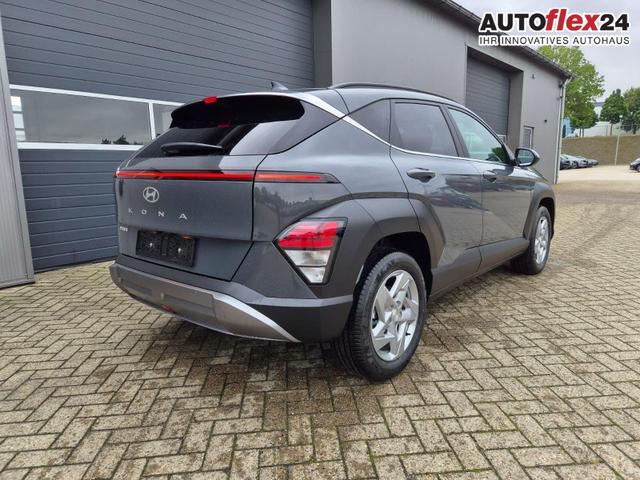 Hyundai KONA Trend 1.6 T-GDI 150PS Voll-LED-Scheinw. Sitzheizung Lenkradheizung Klimaautomatik Tempomat Navi Touchscreen DAB+ Apple CarPlay + Android Auto PDC v+h R&uuml;ckf.Kamera 2xKeyless 17-LM 