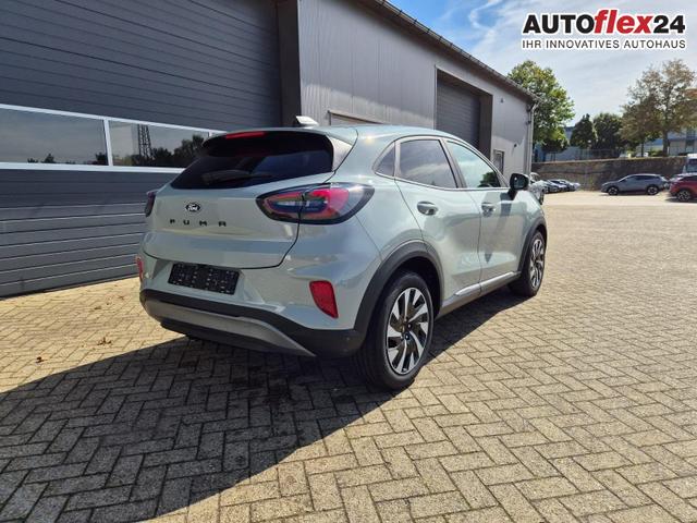 Ford Puma Titanium 1.0 Hybrid 125PS Autom. abnehm. AHK ACC 4xKamera Klimaautomatik Sitzheizung Lenkradheizung Frontscheibe beheizb. LED-Scheinwerfer SYNC4 Bluetooth Apple CarPlay Android Auto PDC v+h 